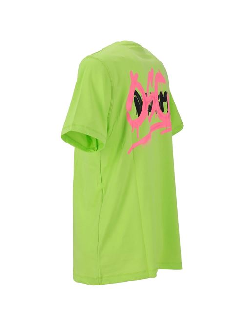 t-shirt DISCLAIMER | 25EDS54827GIALLO LIME